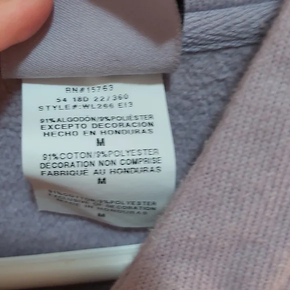 Champion light purple hoodie, size small (S) - Picture 3 of 7